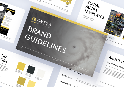 Branding Package Example: Branding for Insurance Claims Company