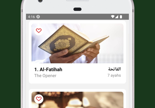 Mobile App Development Package Example: Quran Mentor App - AI-Powered Quran Study App