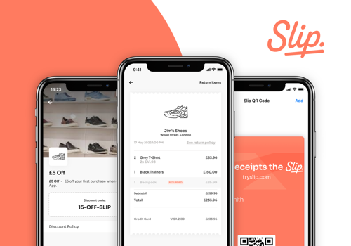 UX/UI Design Package Example: Slip