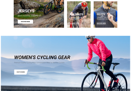 E-Commerce Development Package Example: Cyclin Accessories Ecommerce Store