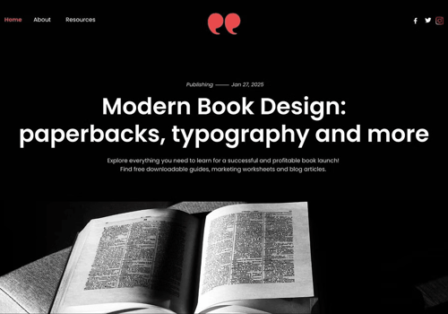 Web Development Package Example: Bookeys online Library - Website Development
