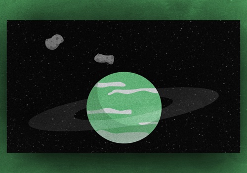 Graphic Design Package Example: Spacy-Mobile Game