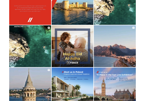 Social Media Marketing Package Example: Social Media Management for Antalya Homes