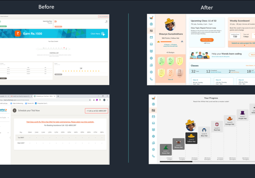 UX/UI Design Package Example: Cracking the Gamification code for WhiteHat Jr.