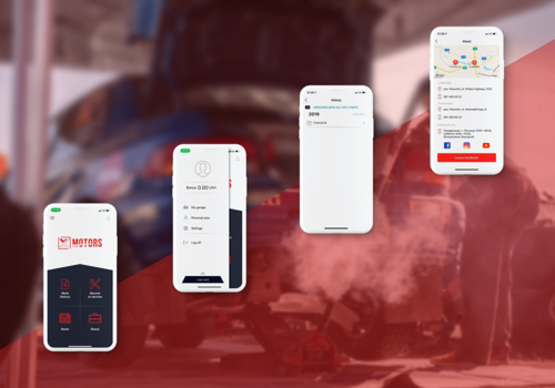 Mobile App Development Package Example: X-MOTORS: AutoService
