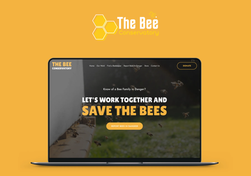 Web Design Package Example: Website for The Bee Conservatory