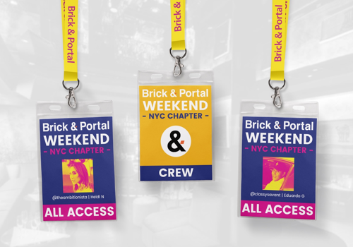 Branding Package Example: Brick & Portal Weekend - Branding | Web Design