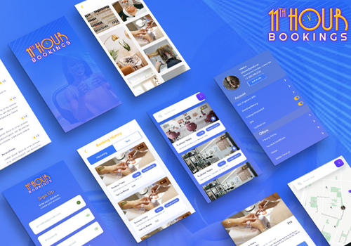 Mobile App Development Package Example: 11th Hour Bookings