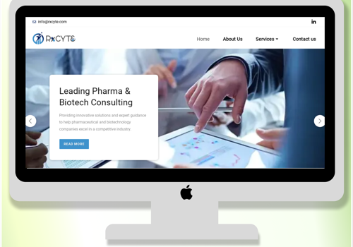 Web Design Package Example: Website Development for Pharmaceutical Consulting