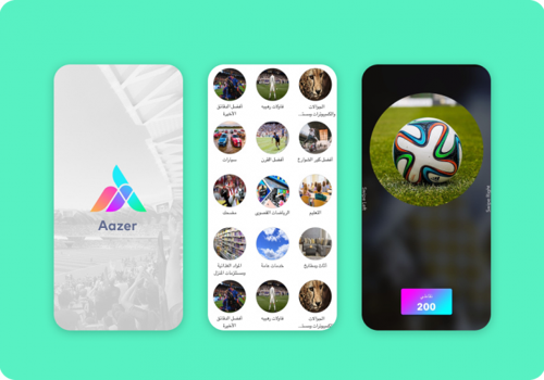 Mobile App Development Package Example: Aazer