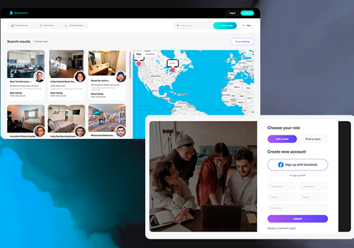 Web Development Package Example: No-Code Flat Rental P2P Marketplace
