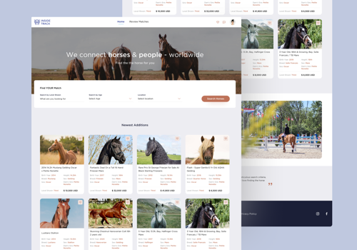 UX/UI Design Package Example: Inside Track
