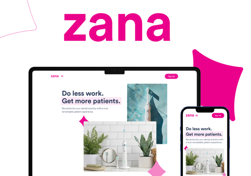 Web Design Package Example: Creation of MyZana website - Zana