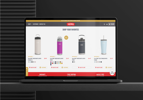 E-Commerce Development Package Example: Thermos