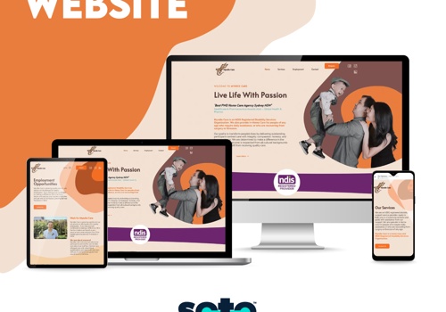 Web Design Package Example: Empowering Myndie Care's Disability Services Brand