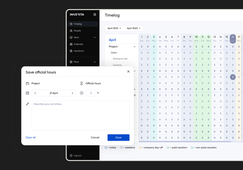 UX/UI Design Package Example: ERP and Reporting System