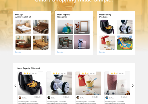 Web Development Package Example: E-commerce Platform