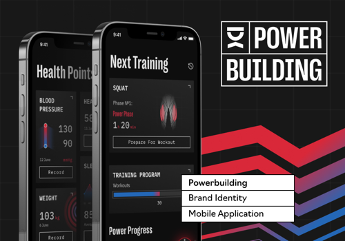 UX/UI Design Package Example: Powerbuilding