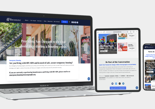 Web Design Package Example: Townspeople