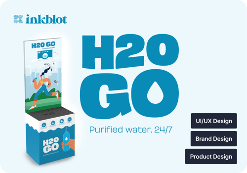 UX/UI Design Package Example: H2O Go - Water Dispensary