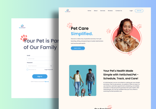 UX/UI Design Package Example: A creative solution for Pet owner's needs