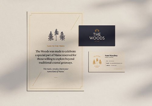 Branding Package Example: The Woods