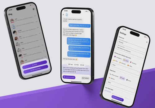 UX/UI Design Package Example: Innovative AI-based dating assistant app