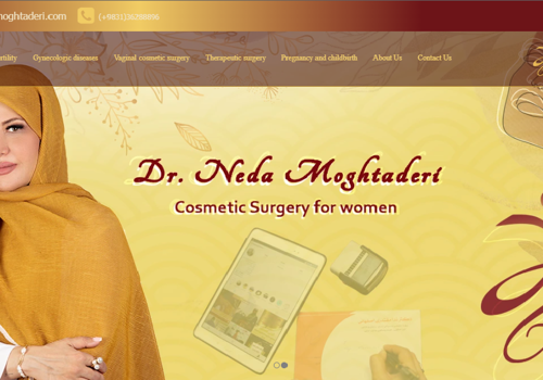 Digital Strategy Package Example: Dr. Neda Moghtaderi website