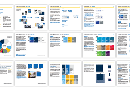 Branding Package Example: United Cargo