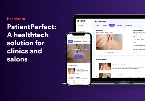 UX/UI Design Package Example: A healthtech solution for clinics and salons