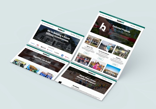 UX/UI Design Package Example: HomeAid Rebrand & Website Redesign