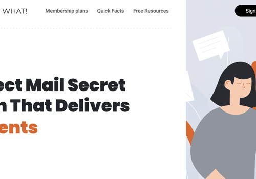 Advertising Package Example: Direct Mail Intelligence + Data Company