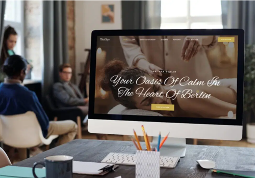 Web Development Package Example: Website - ThaiSpa Berlin