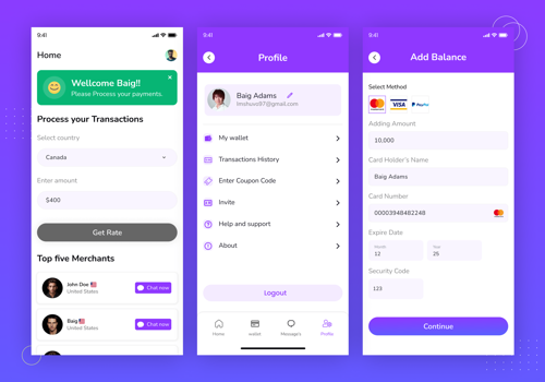 UX/UI Design Package Example: FX Pluses
