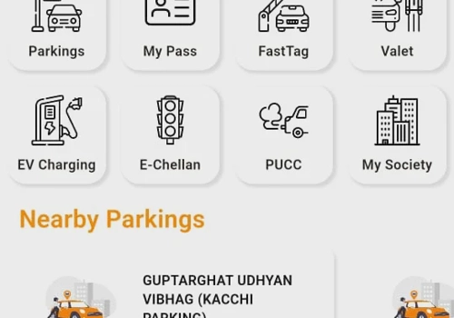 Mobile App Development Package Example: MyParkings: Smart Parkings