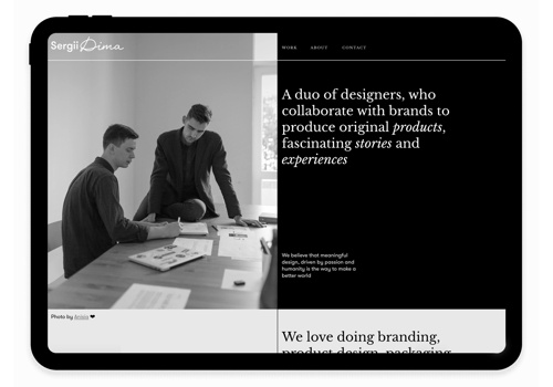 Branding Package Example: Sergii Dima | Web design