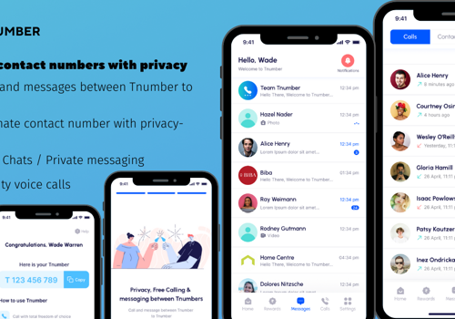 Mobile App Development Package Example: Private Number - Mobile App