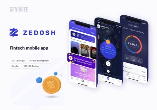 Mobile App Development Package Example: Zedosh