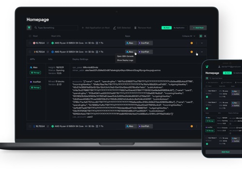 Custom Software Development Package Example: SaaS for blockchain apps management