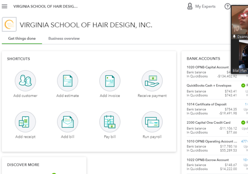 Finance & Accounting Outsourcing (FAO) Package Example: QB Monthly Bookkeeping Process - Virginia School