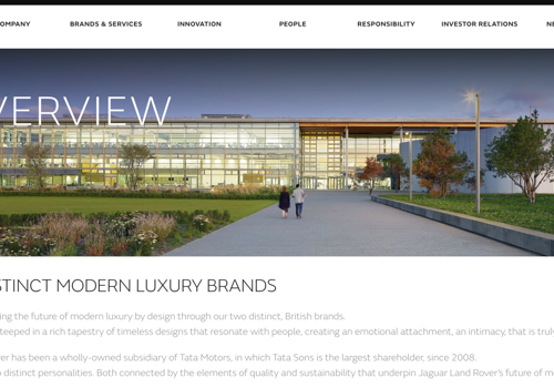 Content Marketing Package Example: Jaguar Landrover