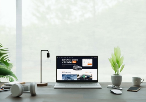 Web Design Package Example: Motor Box