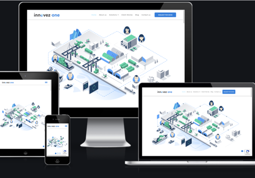 Web Development Package Example: Innovez-one website WordPress development