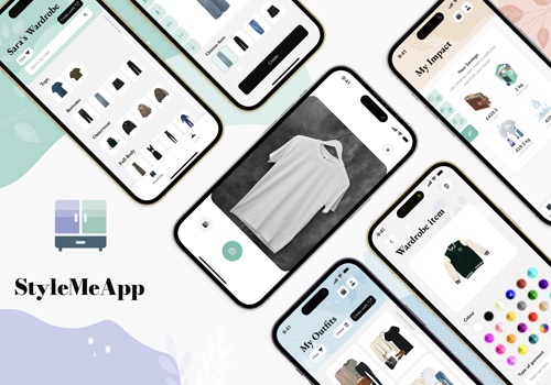 Mobile App Development Package Example: Style Me App is a digital wardrobe in the phone