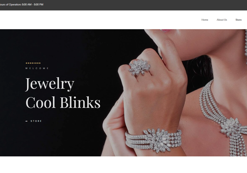 Graphic Design Package Example: Jewelry Cool Blinks (Client)