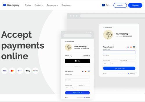 Web Development Package Example: Quickpay