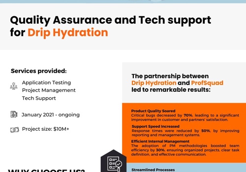 Application Testing Package Example: Quality Assurance, PM and Tech Support