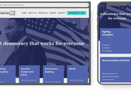 UX/UI Design Package Example: NGO Website Redesign
