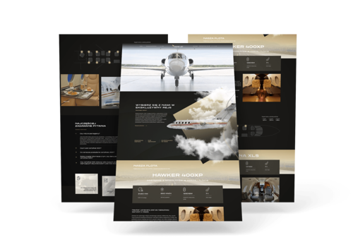 Web Development Package Example: Smart Jet - Dedicated Company Website