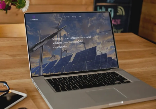 Web Design Package Example: Website design for Investment Management